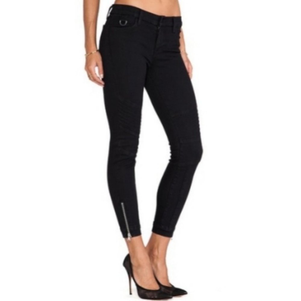 J Brand | Roux Moto Skinny Jeans in Soulful Size 26